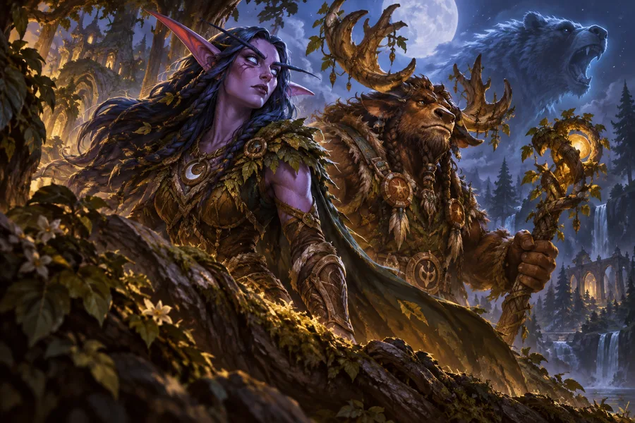 Fan illustration: Druid