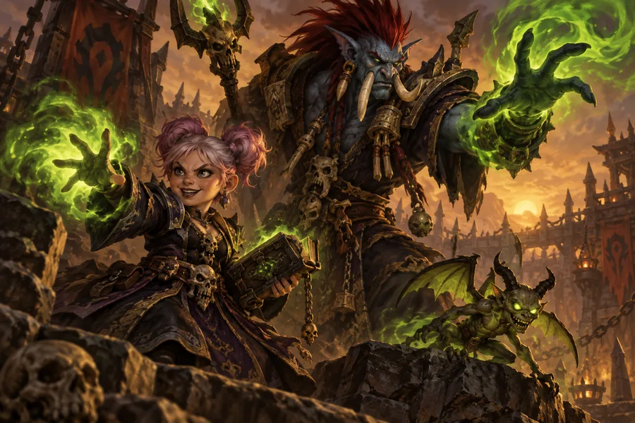 Fan illustration: Warlock